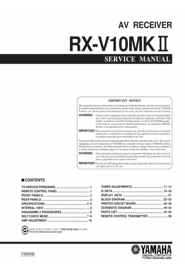 RX-V10MKII